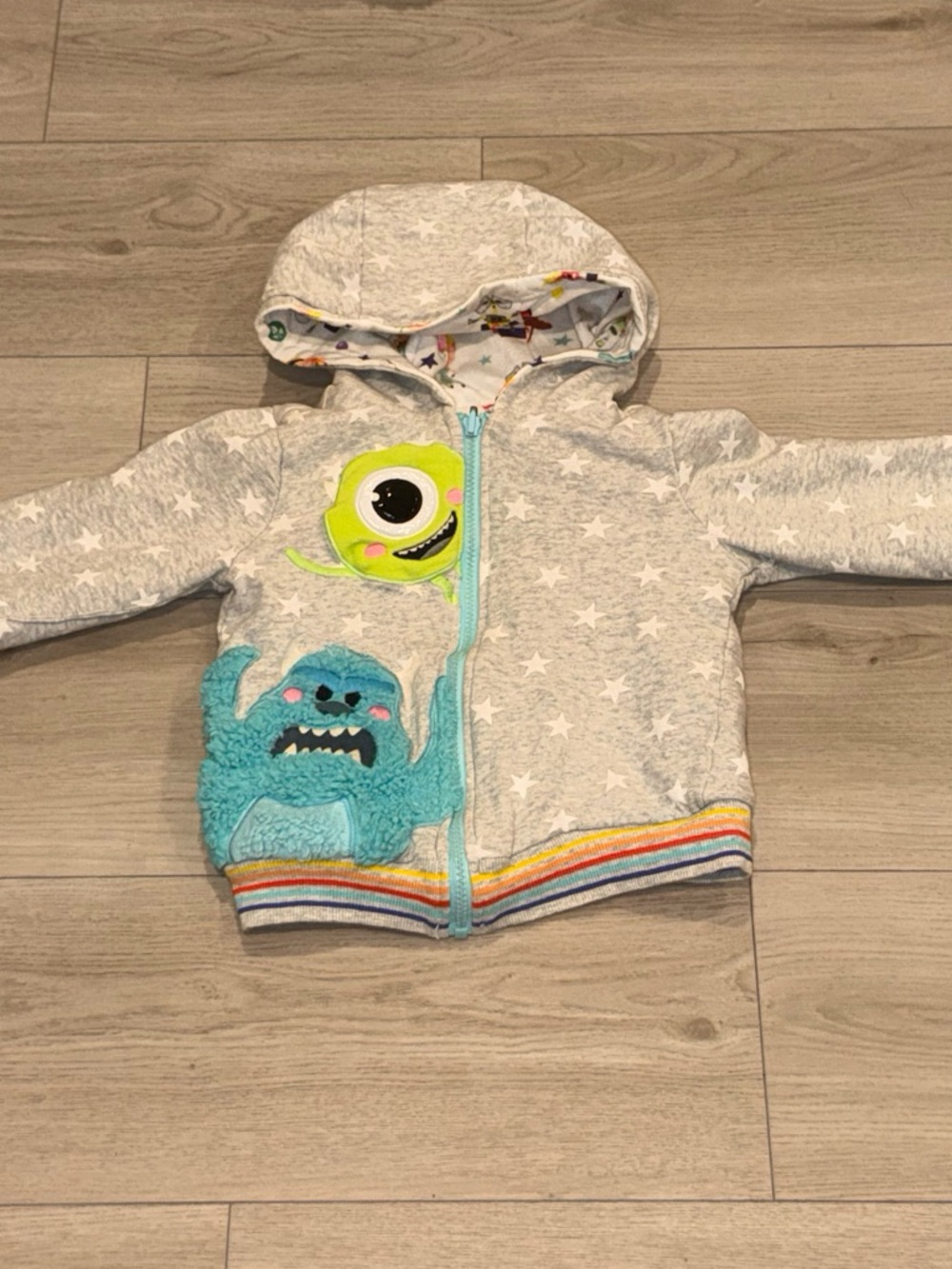 Disney Pixar reversible jacket 3-4T